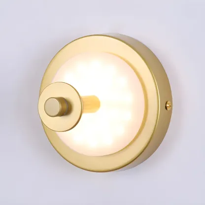 Modern Stone Acrylic LED Wall Sconce with Ambient Lighting Image - 12