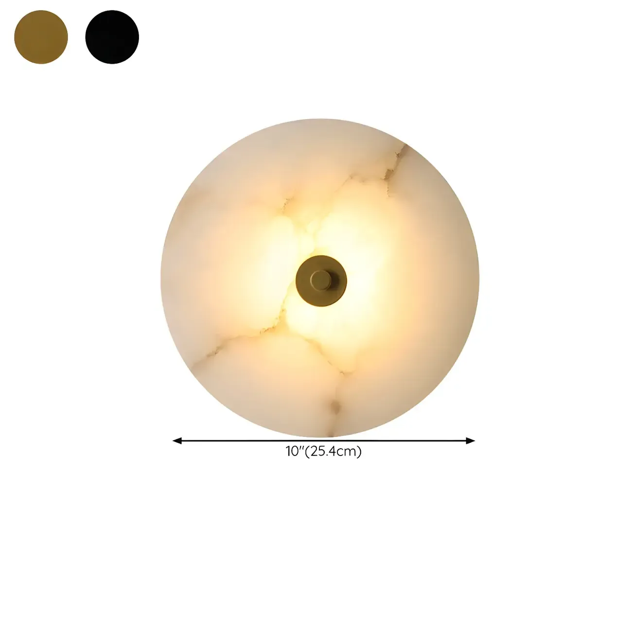 Modern Stone Acrylic LED Wall Sconce with Ambient Lighting Image - 22