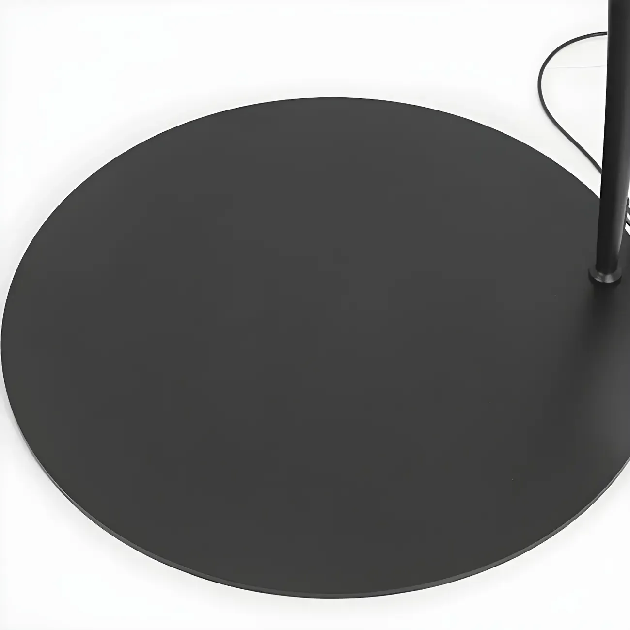 Metal Ring LED Arched Gold Floor Lamp Standing Light Dimmable