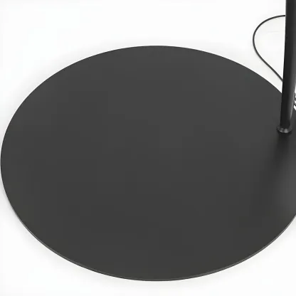 Metal Ring LED Arched Gold Floor Lamp Standing Light Dimmable