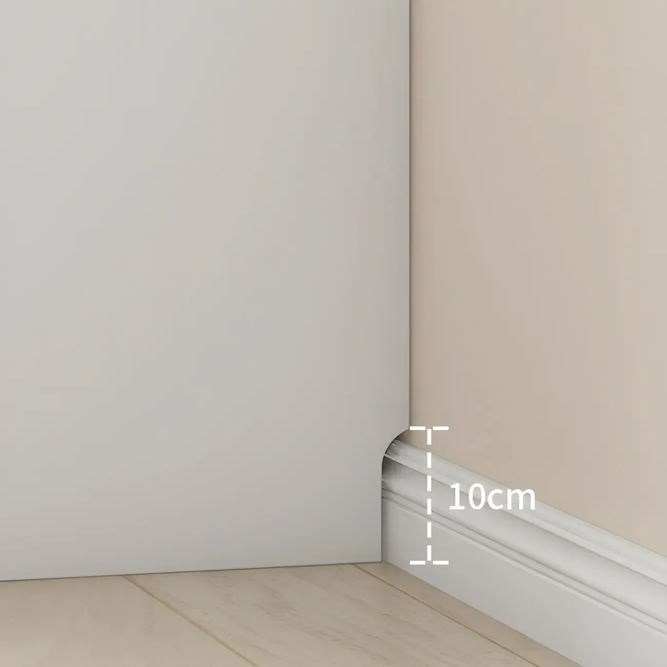 Minimalist White Wooden Dresser with Soft-Close Drawers Image - 9