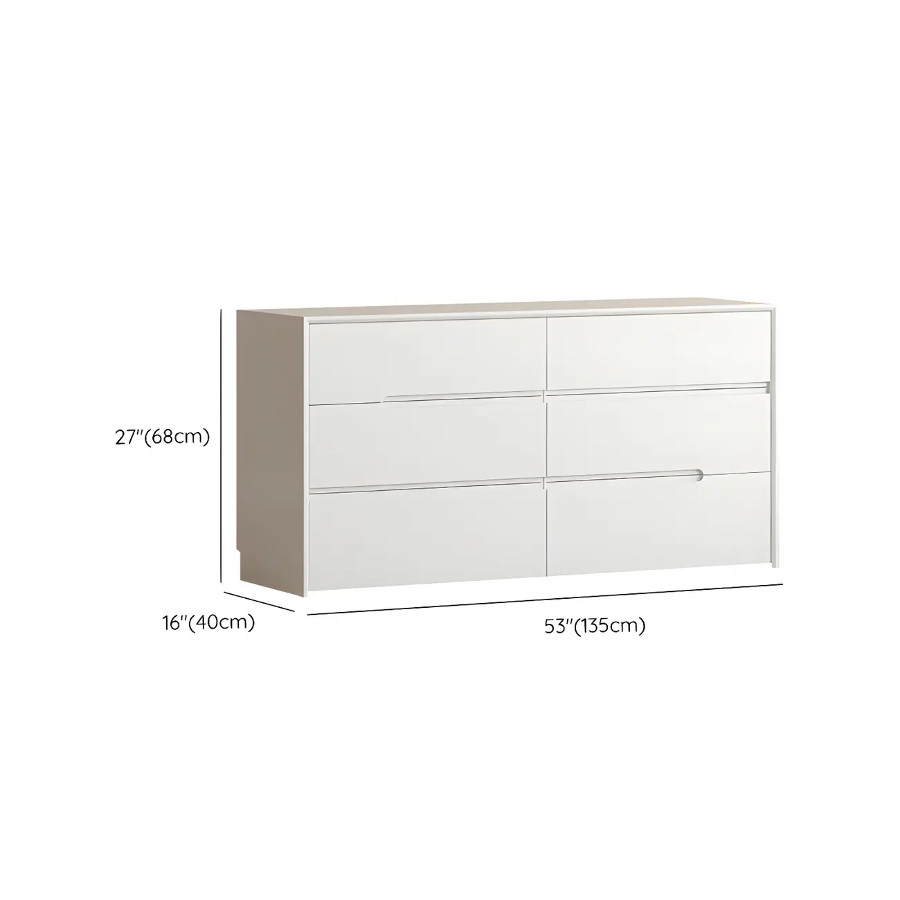 Minimalist White Wooden Dresser with Soft-Close Drawers Image - 21 | homeyfad