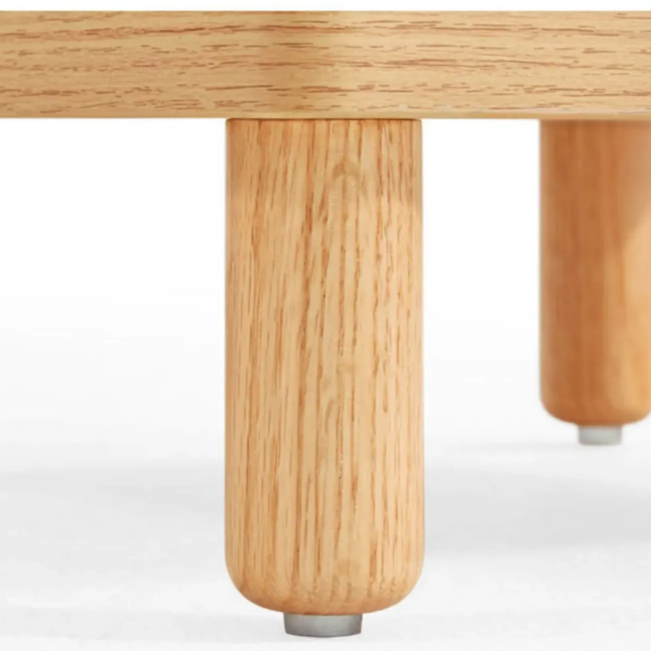 Childroom Solid Wood  2-Tier Small Nightstand with Legs Image - 7