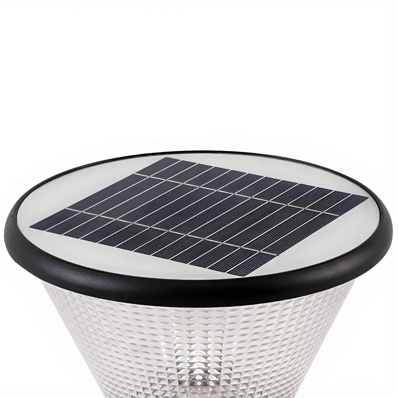 Solar Square and Round Pyramid Post Cap Light Image - 10