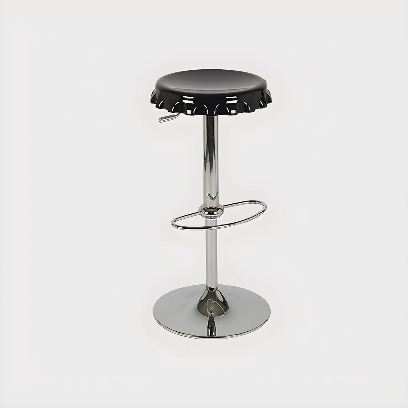 Durable Plastic Swivel Bar Stools with Adjustable Height for Kitchen Image - 21 | homeyfad