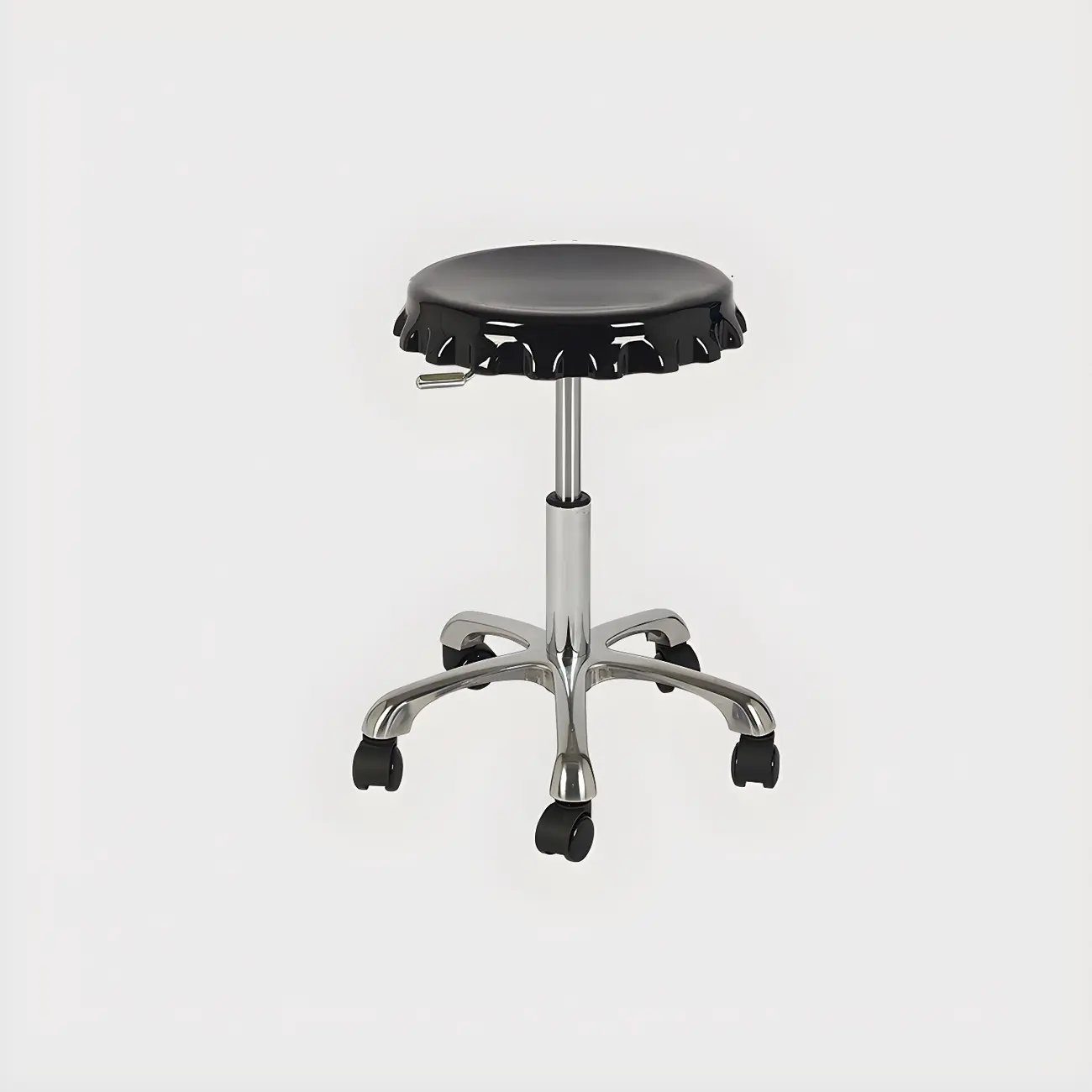 Durable Plastic Swivel Bar Stools with Adjustable Height for Kitchen Image - 36 | homeyfad