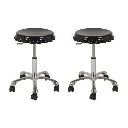 Durable Plastic Swivel Bar Stools with Adjustable Height for Kitchen Image - 37