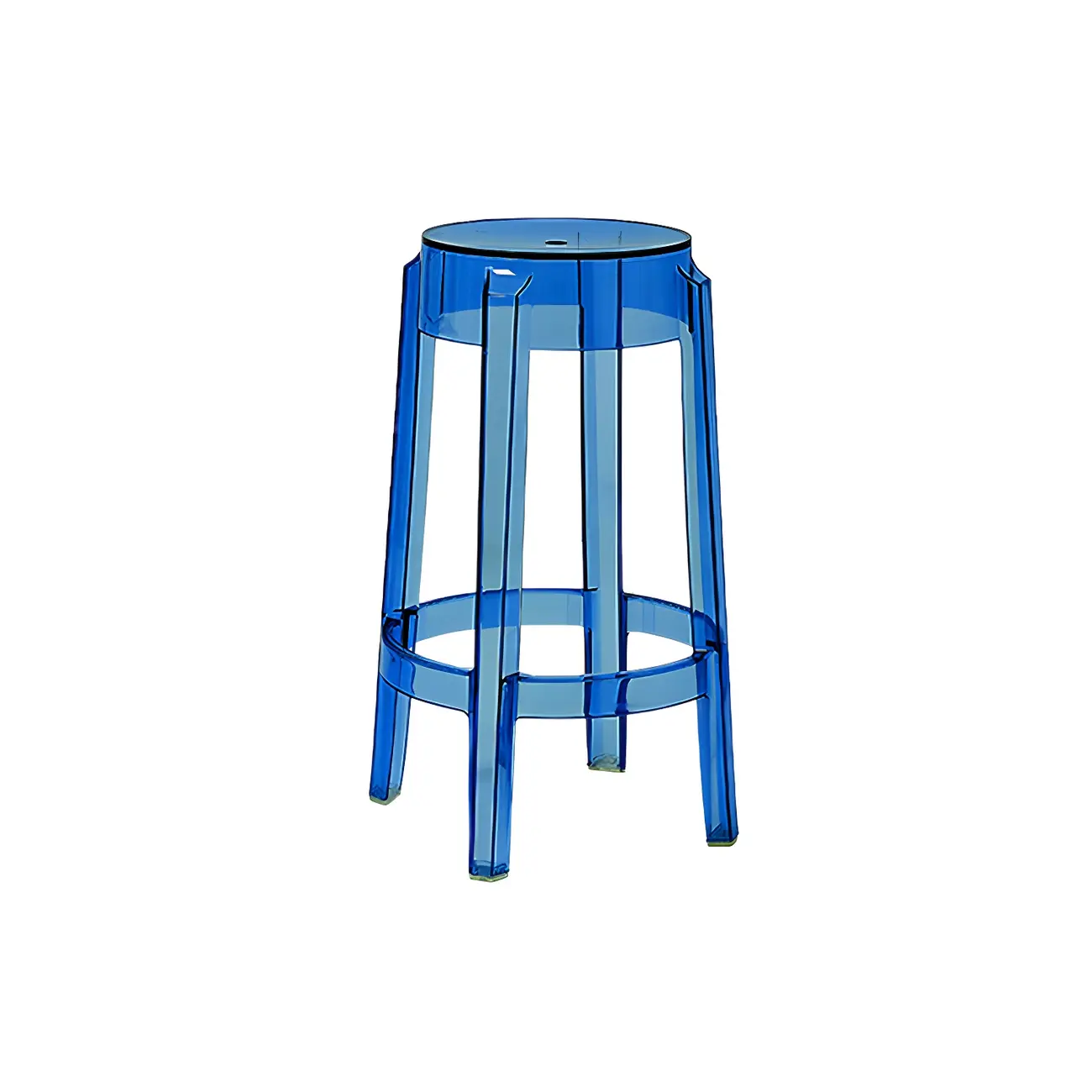 Modern Transparent Acrylic Stylish Elegant Square Bar Stool Image - 30 | homeyfad