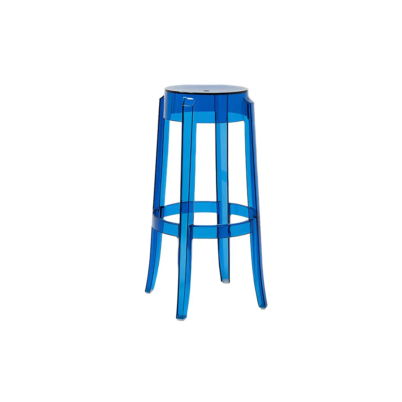 Modern Transparent Acrylic Stylish Elegant Square Bar Stool Image - 35 | homeyfad