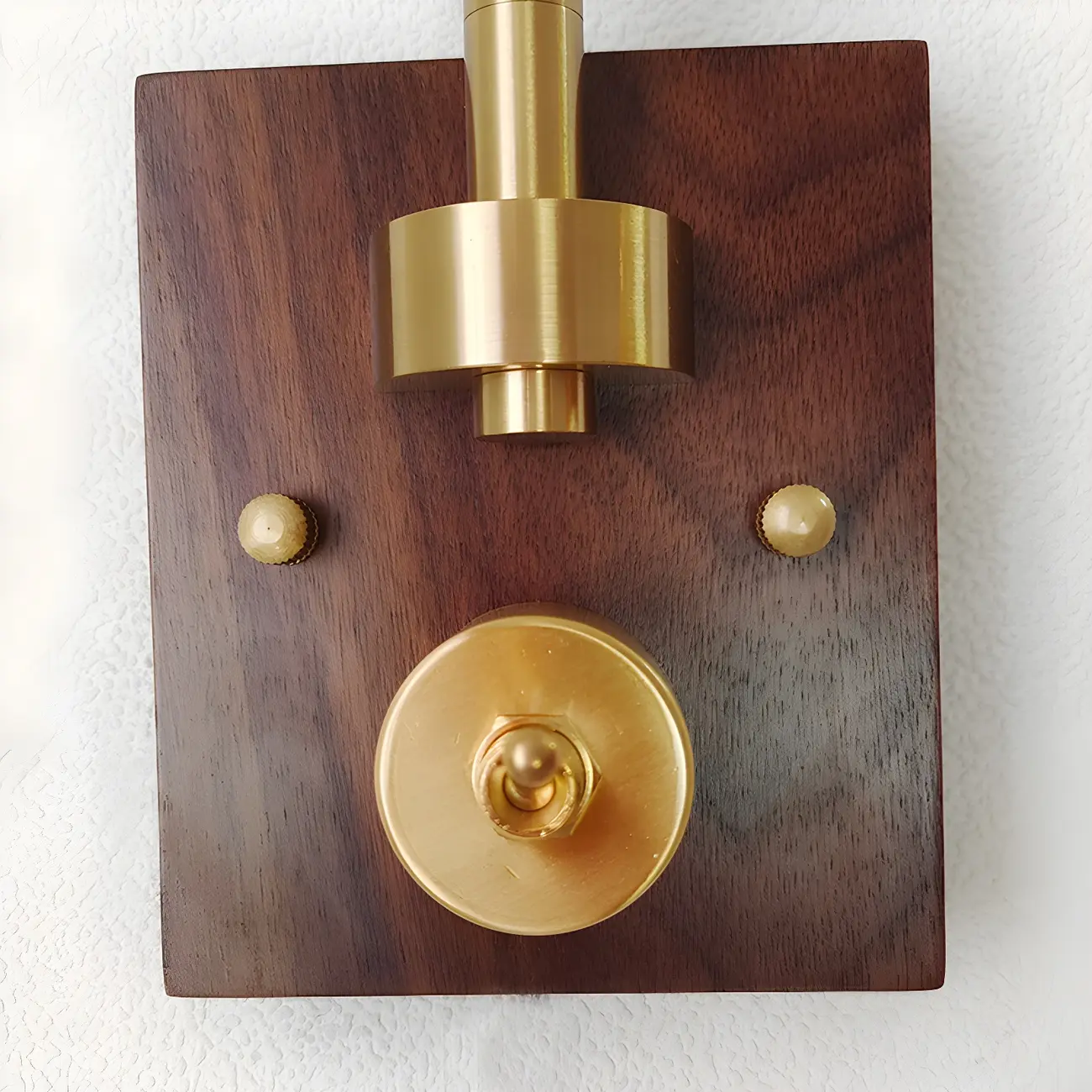 Vintage Brass Glass Adjustable Swing Arm Wall Light Image - 14 | homeyfad