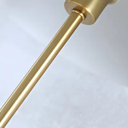 Minimalist Iron Wood Dome Shape Bedside Table Lamp Image - 10