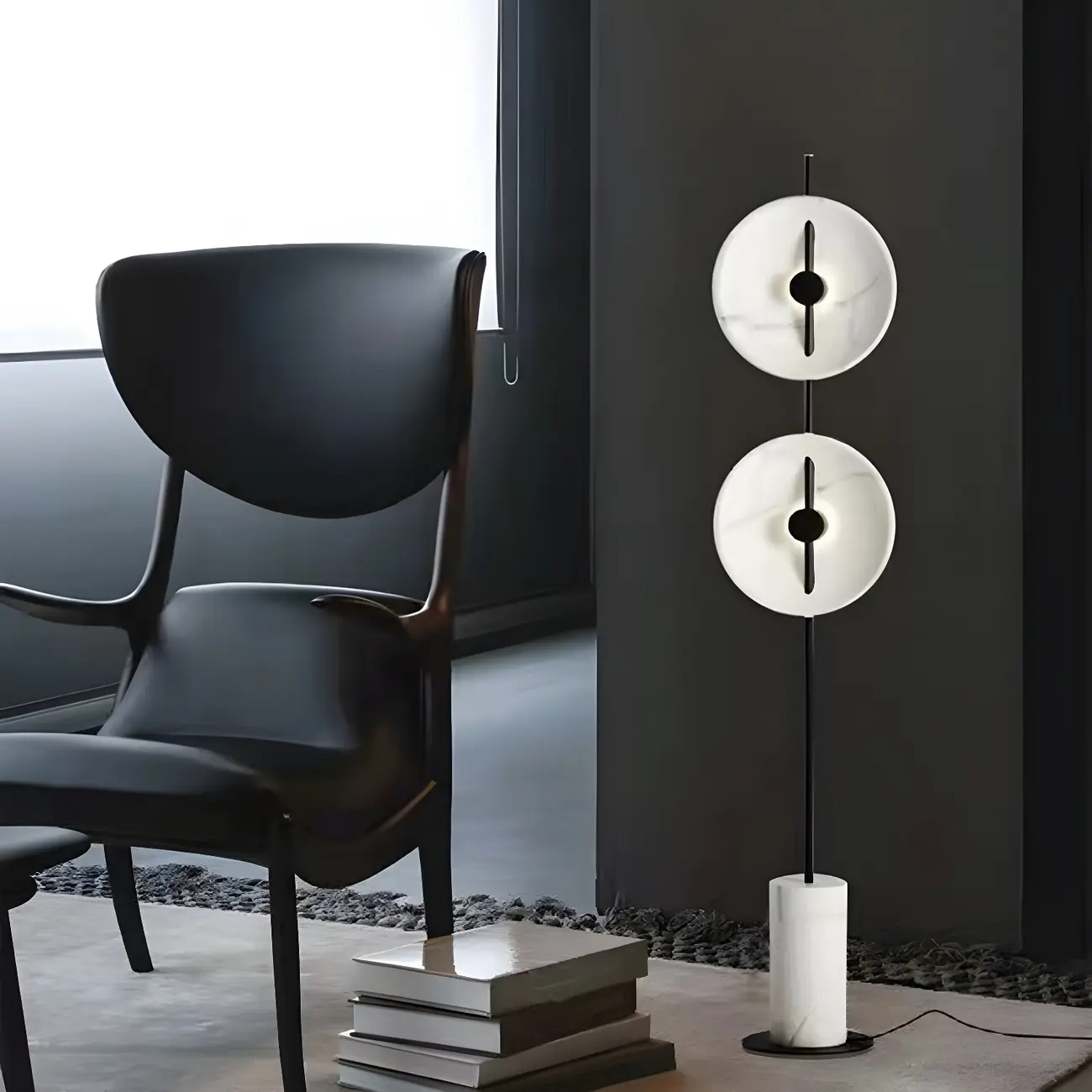 2-Light Tall LED Floor Lamp with Warm Light for Living Areas Image - 3 | homeyfad