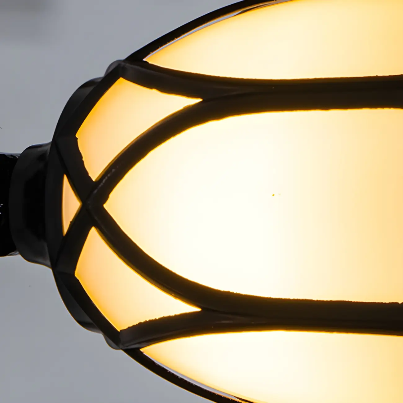 Retro Metal Black Glass Outdoor Post Lights Image - 10 | homeyfad