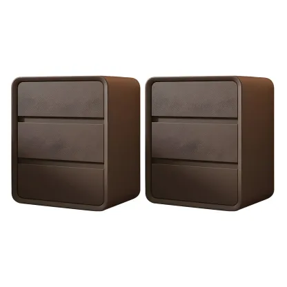 Scandinavian Wood Narrow Bedside Cabinet Image - 27