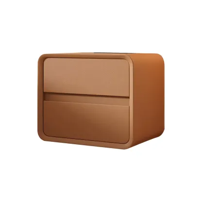 Scandinavian Wood Narrow Bedside Cabinet Image - 28