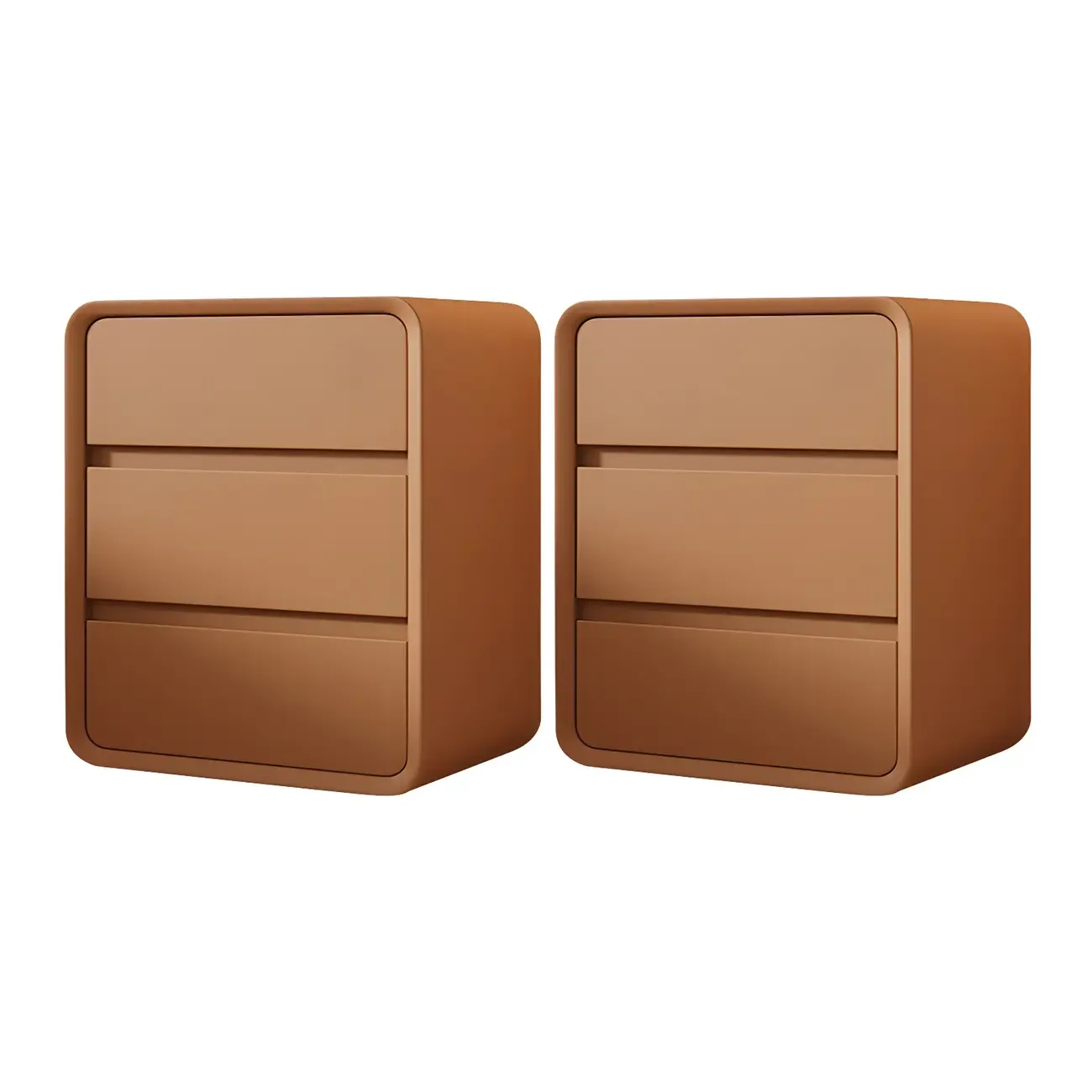 Scandinavian Wood Narrow Bedside Cabinet Image - 31