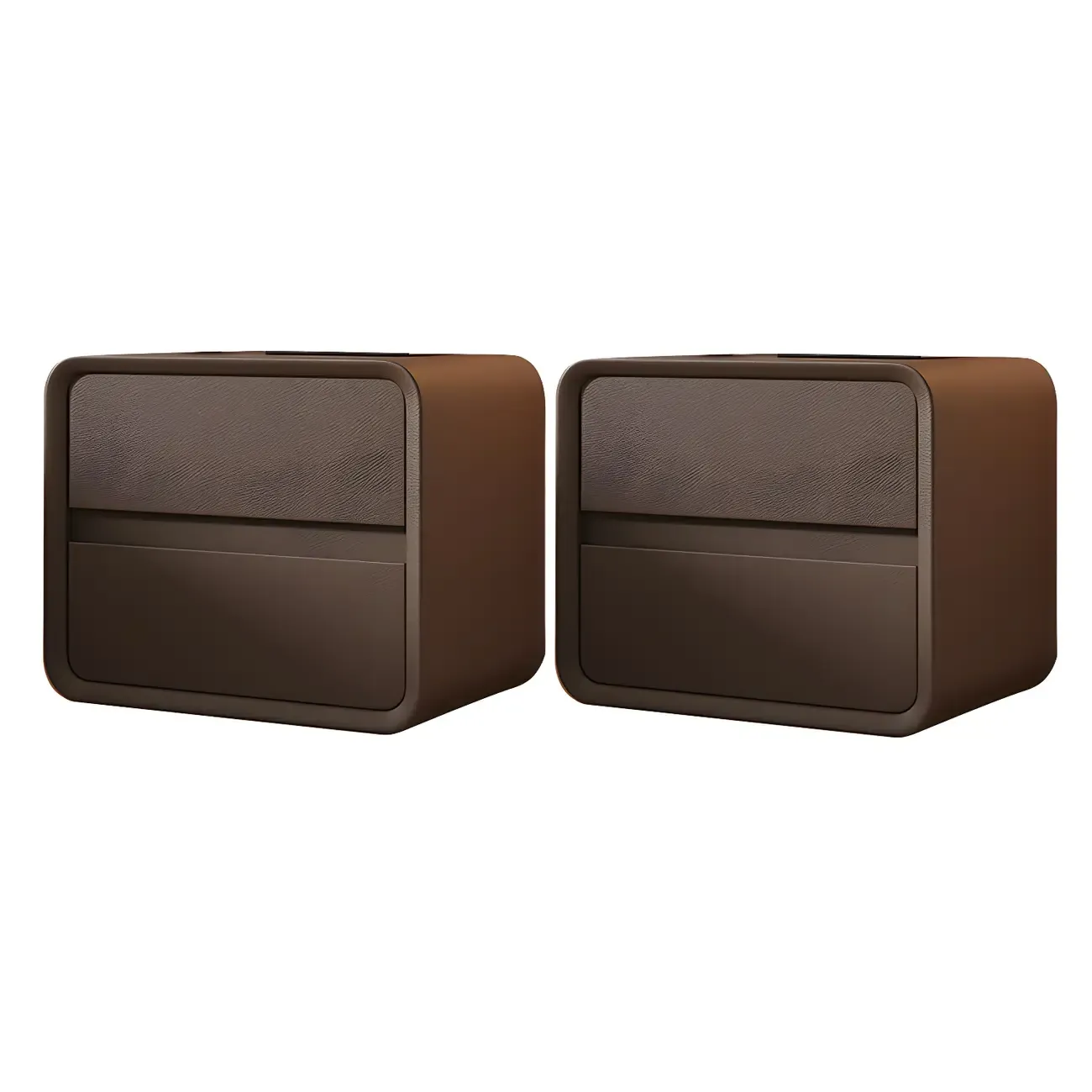 Scandinavian Wood Narrow Bedside Cabinet Image - 37