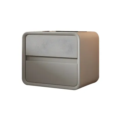 Scandinavian Wood Narrow Bedside Cabinet Image - 39