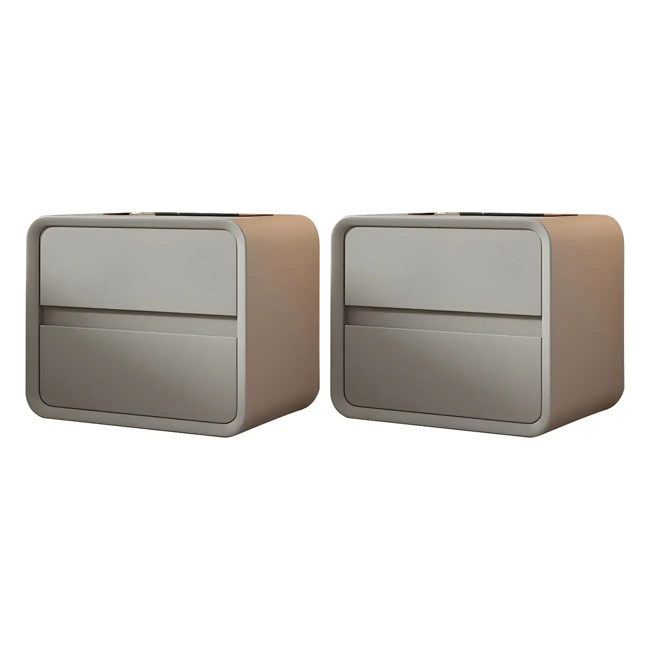 Scandinavian Wood Narrow Bedside Cabinet Image - 40