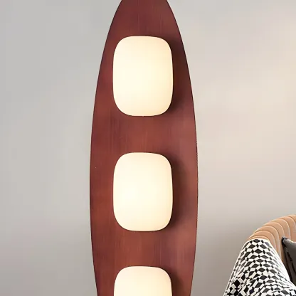 63" Mid-Century Modern 3-Light Integrated LED Floor Lamp  Image - 5