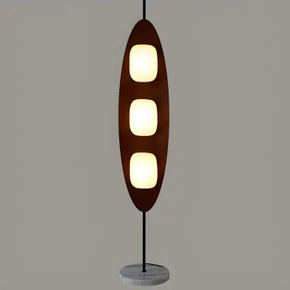 63" Mid-Century Modern 3-Light Integrated LED Floor Lamp  Image - 9