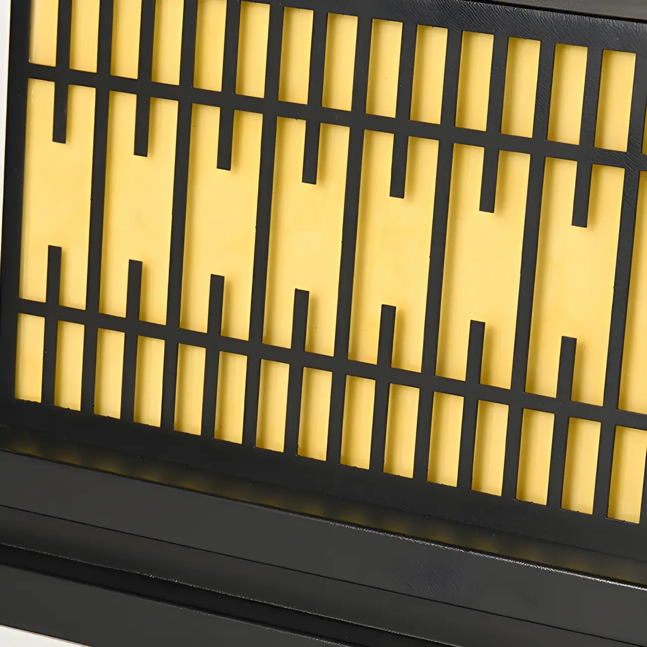 Solar Yellow Shade Warm Light Post Cap Light Image - 13