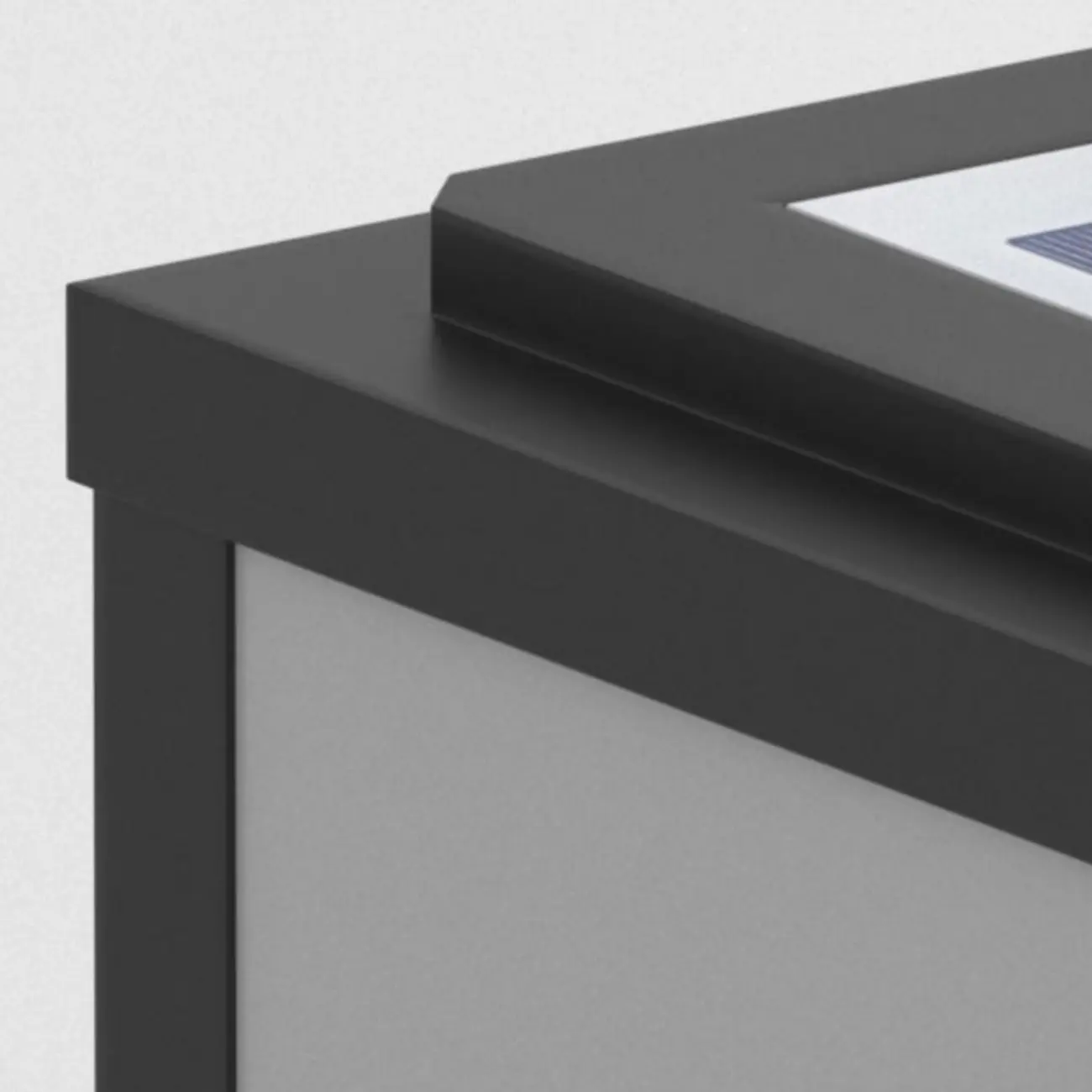 Cube Metal Black Solar Post Cap Light Image - 15 | homeyfad