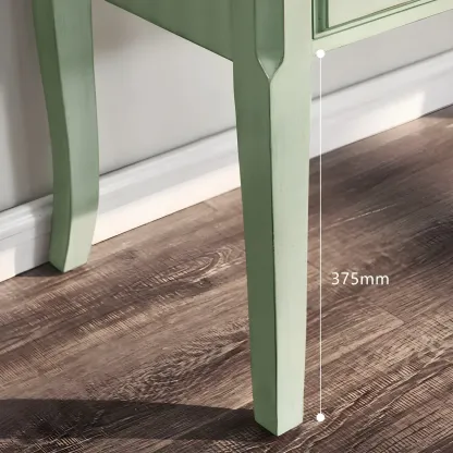 Durable Green Wooden Dressers & Chest with Soft Closing Drawer Image - 9