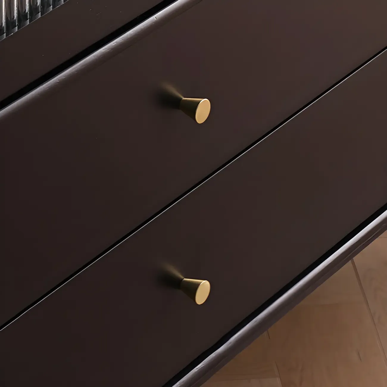 Modern Black Freestanding Wine Rack Large Storage for Living Bar Image - 17