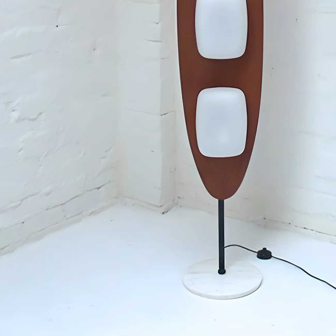 63" Mid-Century Modern 3-Light Integrated LED Floor Lamp  Image - 8 | homeyfad