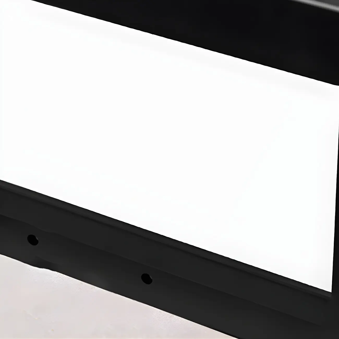 Black Rectangular Solar LED Outdoor Post Lights | homeyfad