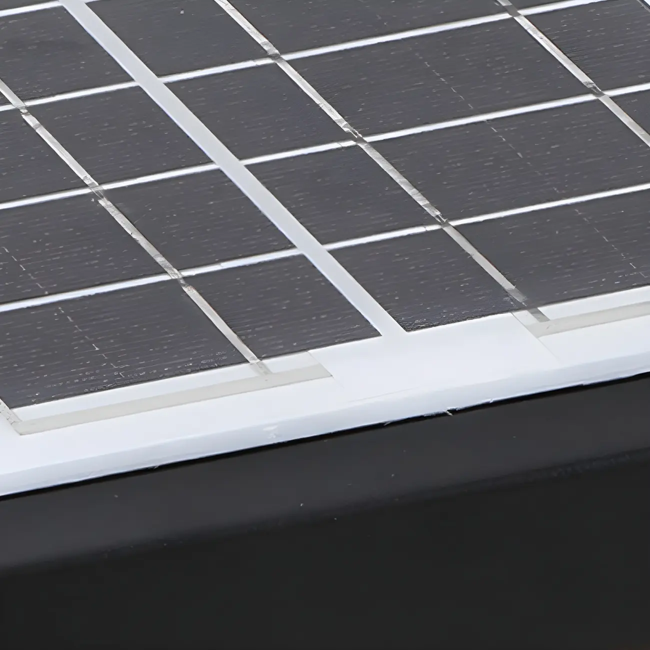 Black Rectangular Solar LED Outdoor Post Lights | homeyfad