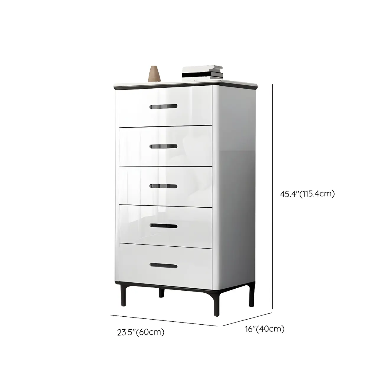 Elegant White Wooden Dresser & Chest with Drawers Image - 19 | homeyfad