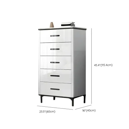 Elegant White Wooden Dresser & Chest with Drawers Image - 19