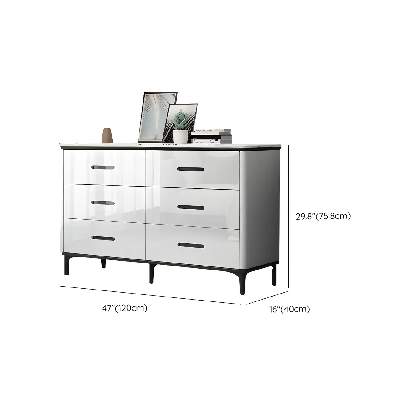 Elegant White Wooden Dresser & Chest with Drawers Image - 20 | homeyfad