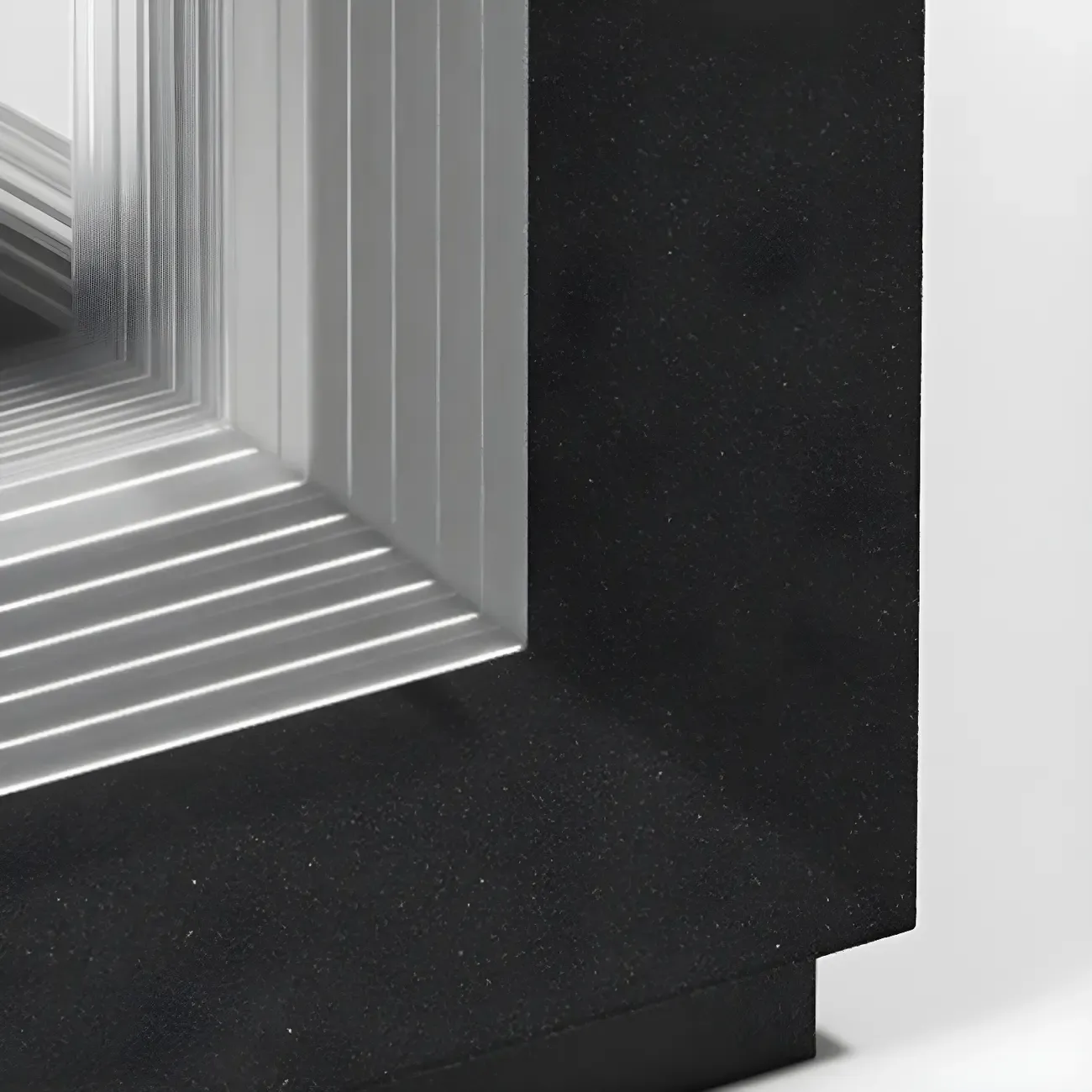 Modern Metal Black Geometric LED Post Cap Light Image - 15