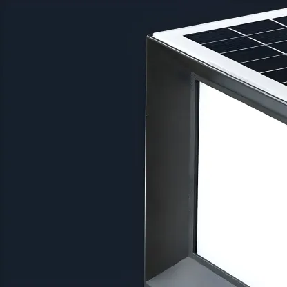 Solar Acrylic Black LED Post Cap Light Image - 11
