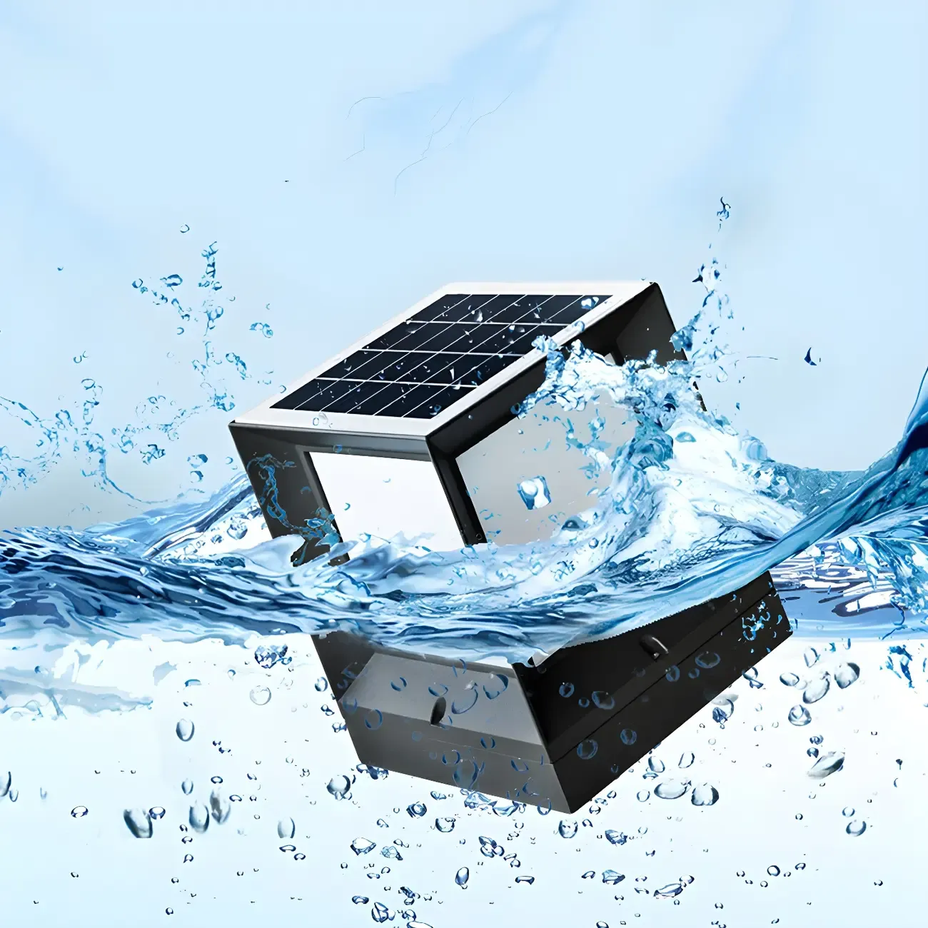 Solar Acrylic Black LED Post Cap Light Image - 13
