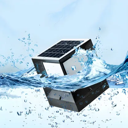 Solar Acrylic Black LED Post Cap Light Image - 13
