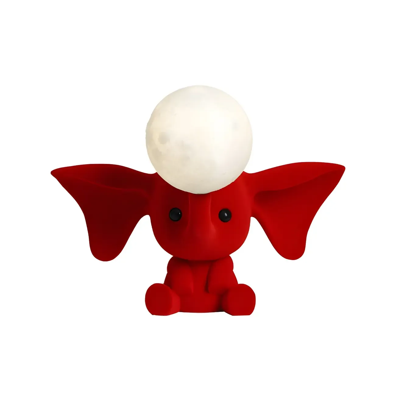 Cute Elephant Shape Resin Kids Lamp for Bedroom