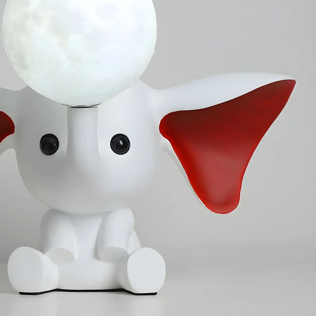 Cute Elephant Shape Resin Kids Lamp for Bedroom