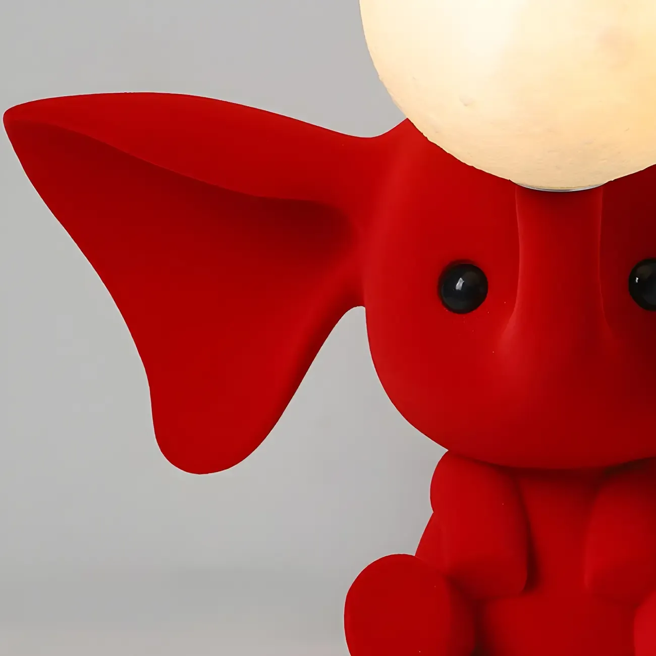 Cute Elephant Shape Resin Kids Lamp for Bedroom