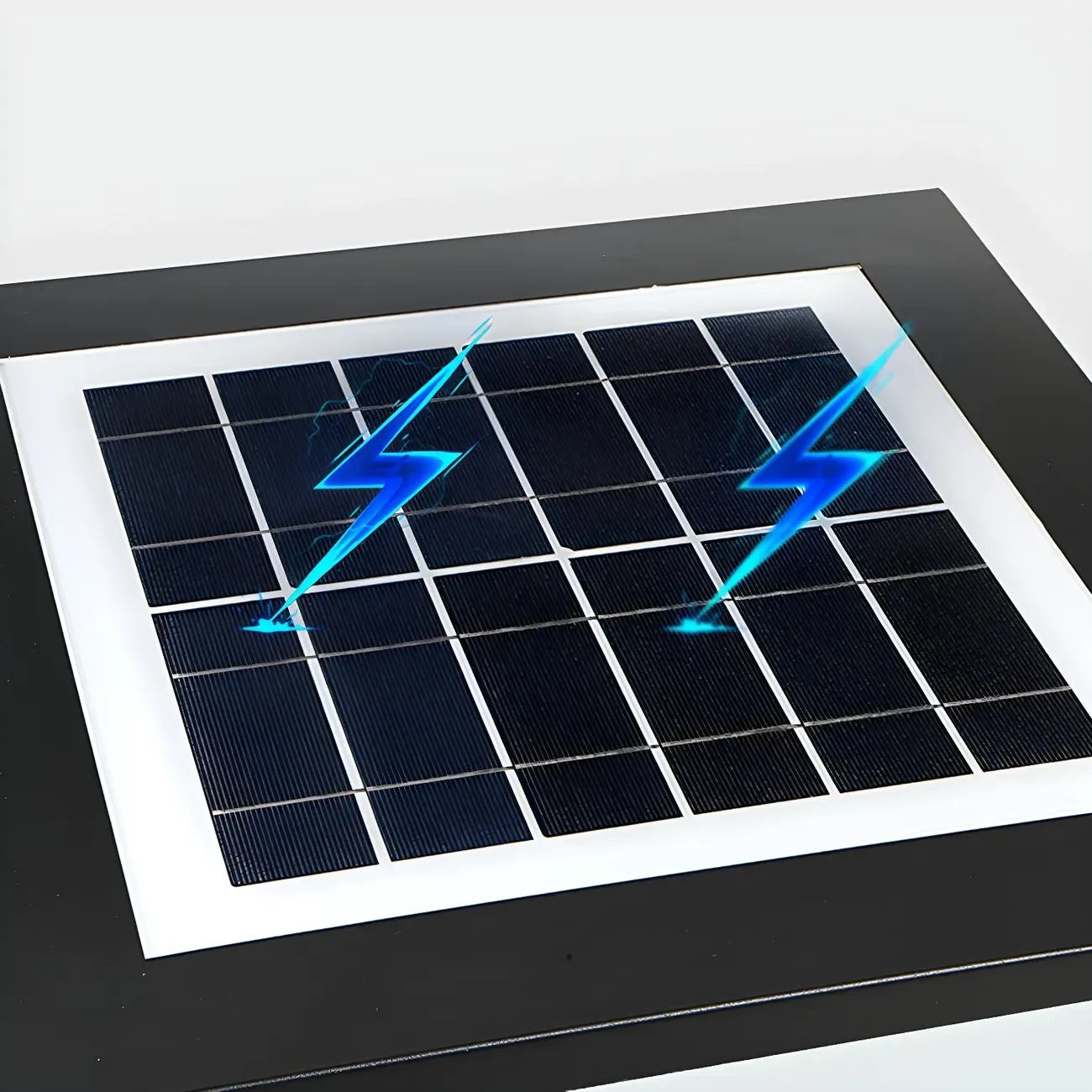 Solar Flat Square Black Metal Post Cap Light Image - 14