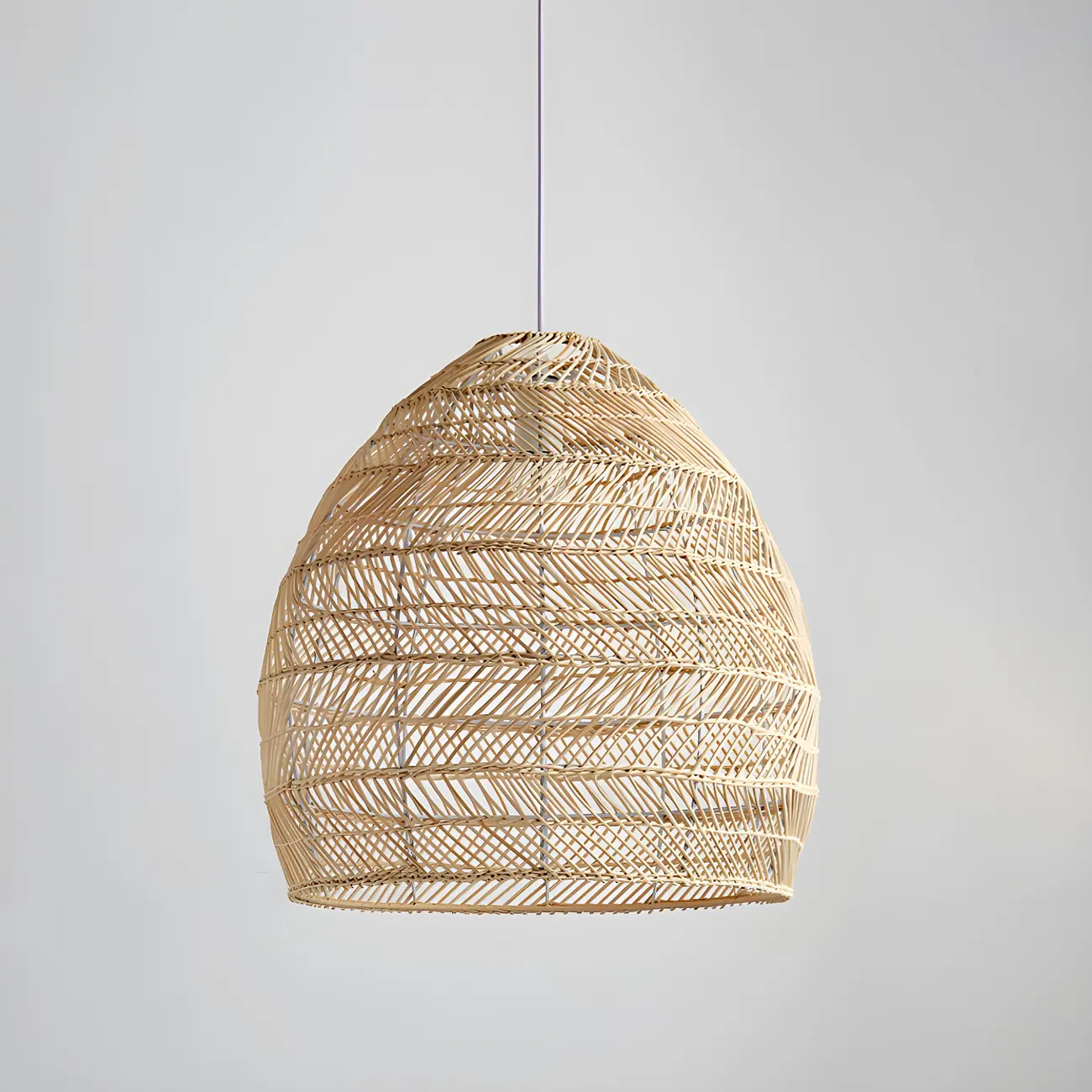 Bohemian Beige Rattan Pendant Light for Kitchen Island Image - 4 | homeyfad