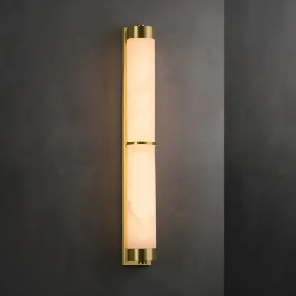 Modern Gold Metal Wall Light for Living Room Decor Image - 3