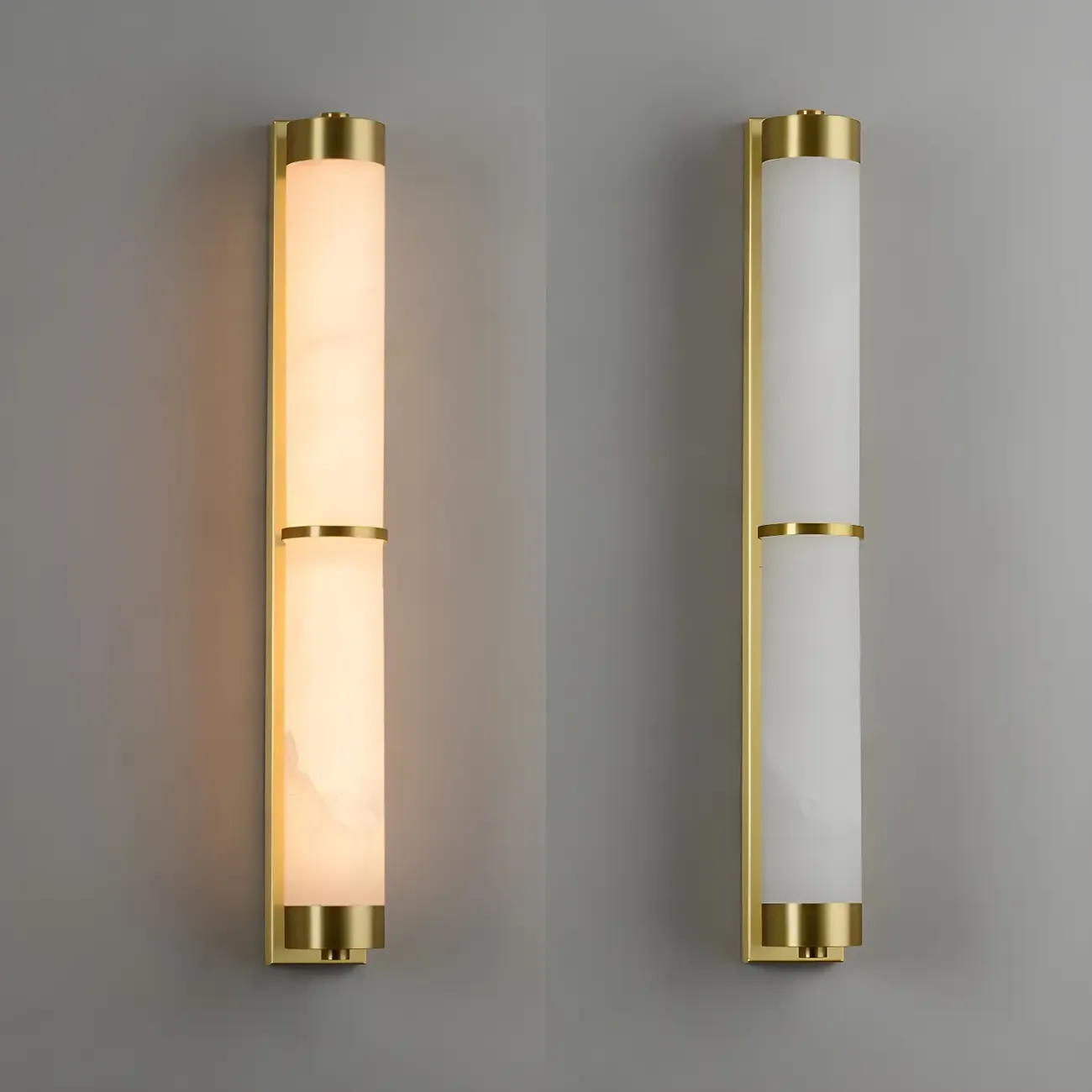 Modern Gold Metal Wall Light for Living Room Decor Image - 9