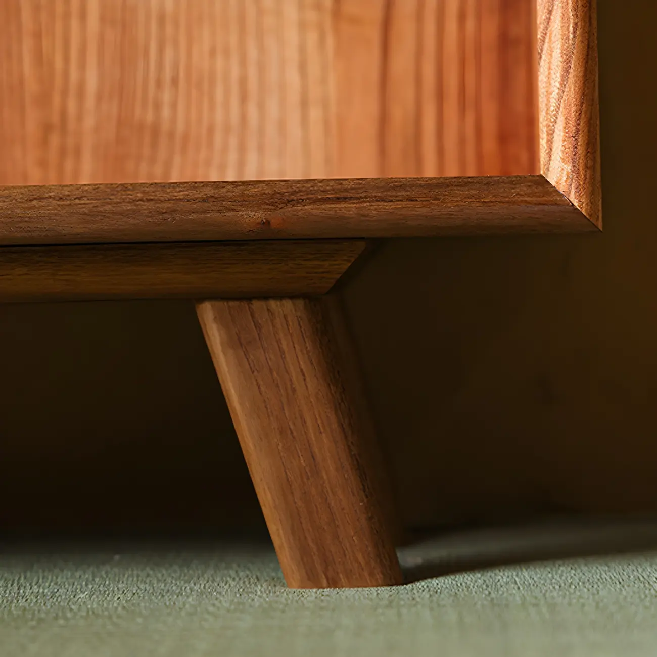 Modern Wooden Display Cabinet with Open Shelves for Kitchen Image - 6 | homeyfad