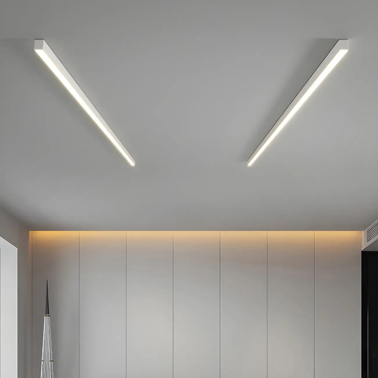 Modern Flush Mount LED Ceiling Light for Living Room Image - 5