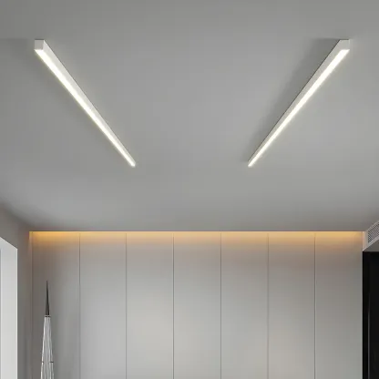 Modern Flush Mount LED Ceiling Light for Living Room Image - 5