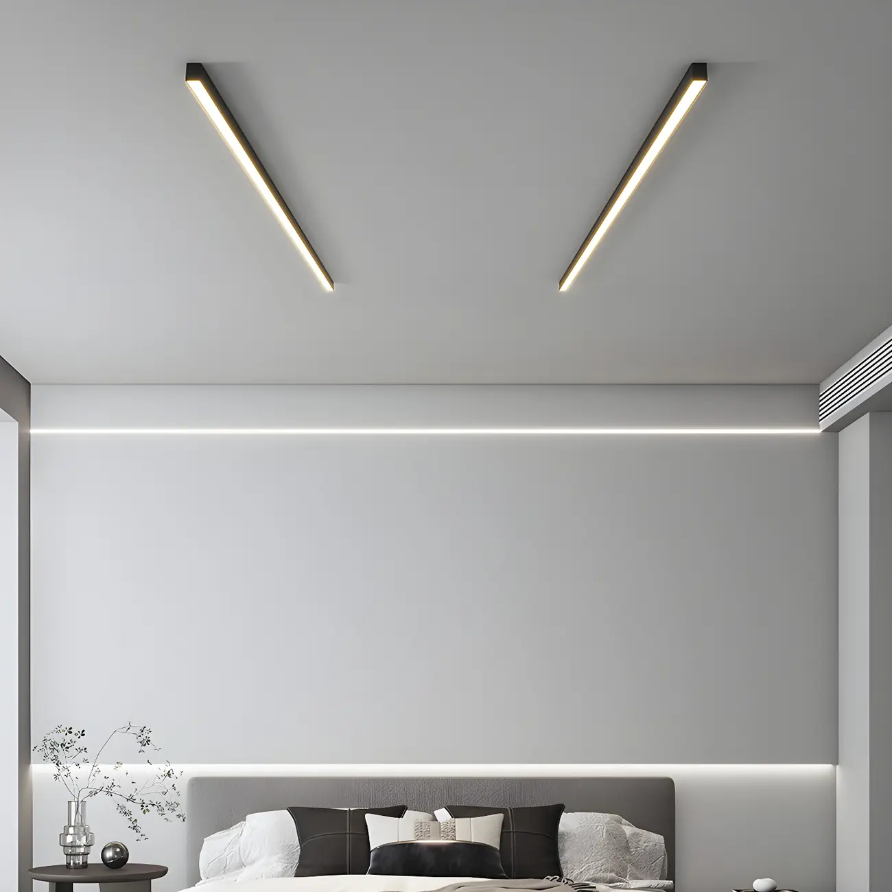 Modern Flush Mount LED Ceiling Light for Living Room Image - 2 | homeyfad